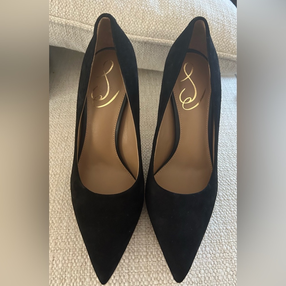 Sam Edelman Antonia Suede Pointed Toe Pumps